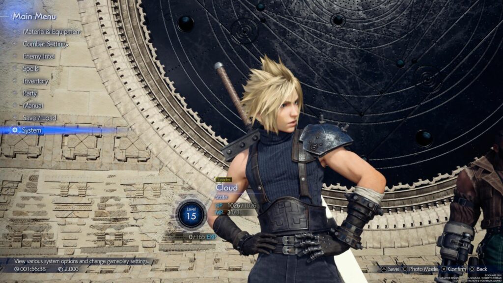 FF7 Rebirth how to skip Nibelheim -- system settings menu