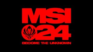 MSI 2024 official key visual with theme "Become the unknown"