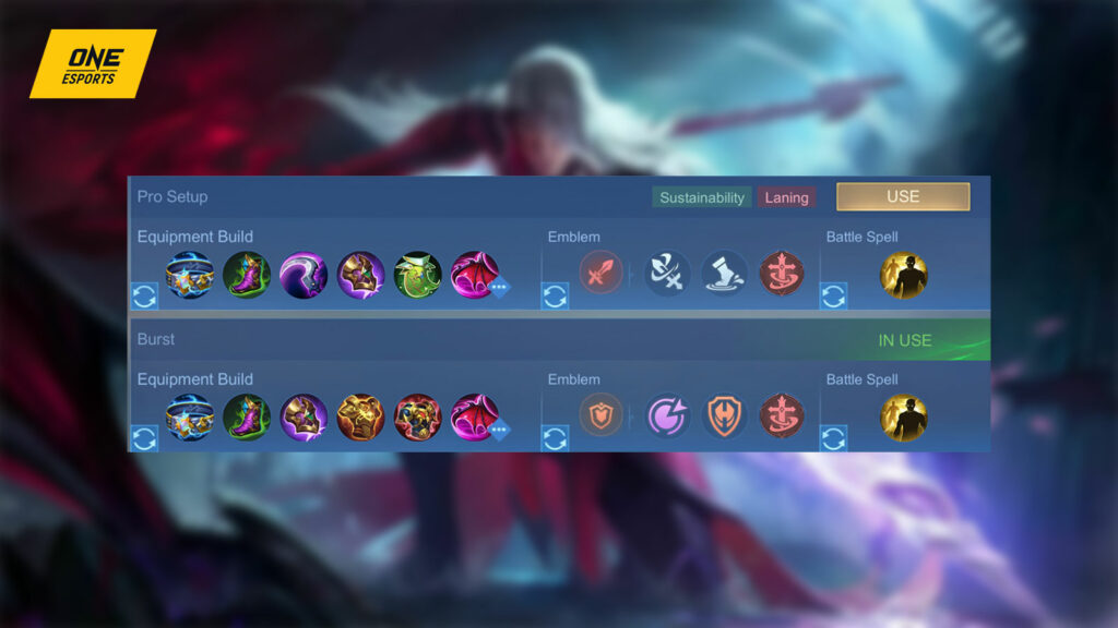 Mobile Legends: Bang Bang fighter Artlott best build