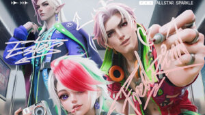 Sparkle Skins featuring MLBB heroes Estes, Fredrinn and Melissa