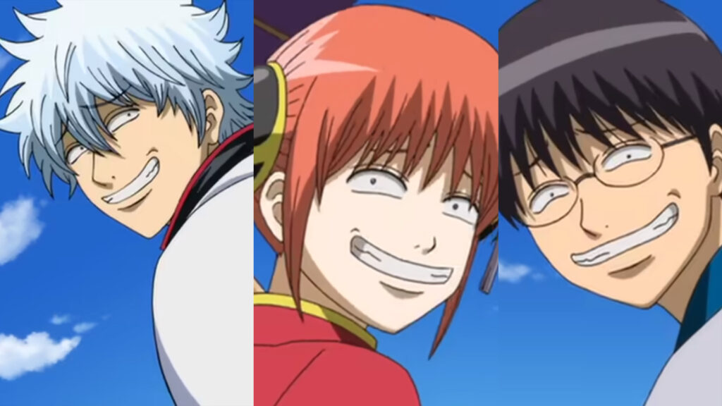 Gintama aneime Gintoki Shinpachi Kagura