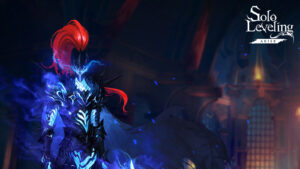 Blood Red Commander Igris in Solo Leveling game Arise