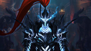 Blood Red Commander Igris in Solo Leveling game Arise