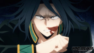 Wind Breaker season 1 featuring main character Kyotaro Sugishita in the episode 3 of the show that aired on April 19, 2024