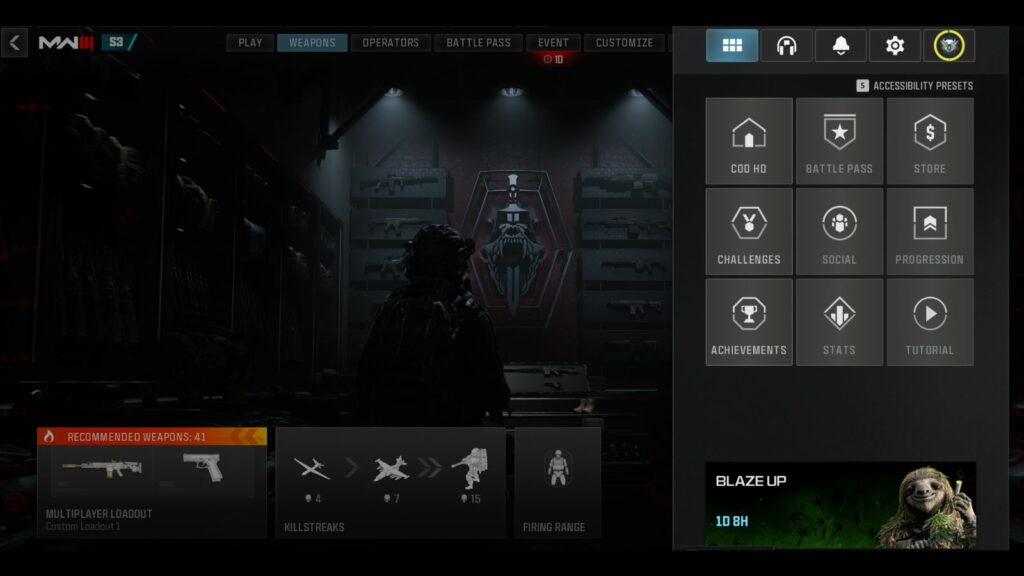 Accessing MW3 Weekly Challenges