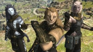 Final Fantasy XIV Dawntrail cthrree at humanoid characters