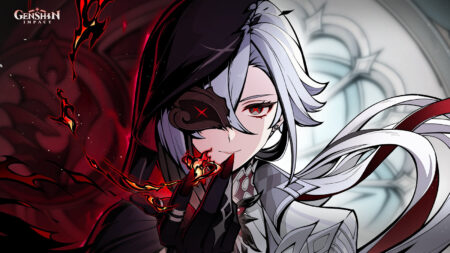 Fatui Harbinger Arlecchino in Genshin Impact