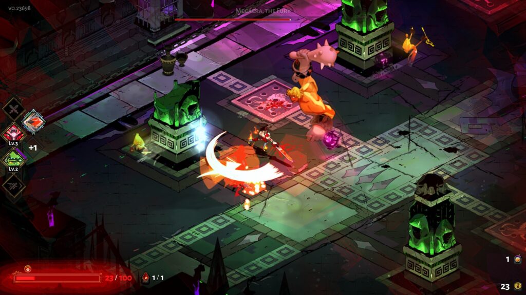 Zagreus vs Megaera in Hades