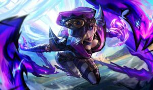 Soul Fighter Evelynn skin official splashart wallpaper