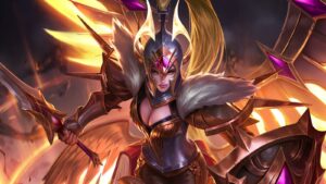 Mobile Legends: Bang Bang War Angel Freya skin wallpaper