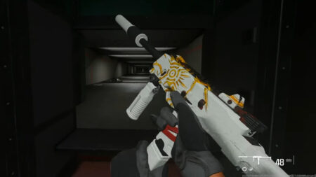 FJX Horus SMG in firing range of Call of Duty Modern Warfare 3 and Warzone