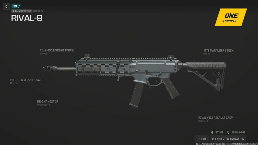 Best Rival-9 loadout for Ranked Play in Modern Warfare 3 Season 3