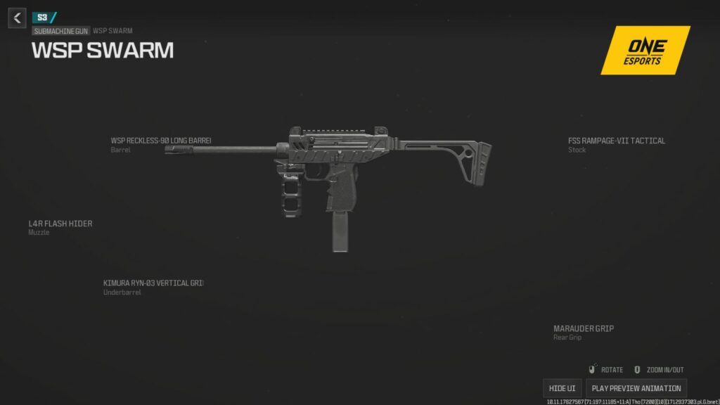 Best WSP Swarm loadout for Ranked Play in Modern Warfare 3 Season 3
