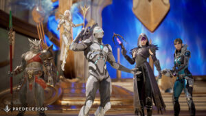 Predecessor heroes Zarus, Serath, Wraith, Kira, Dekker