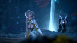 Stellar Blade EVE in Raven outfit