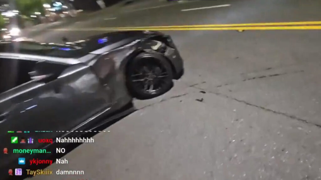 Melt car crash on Twitch