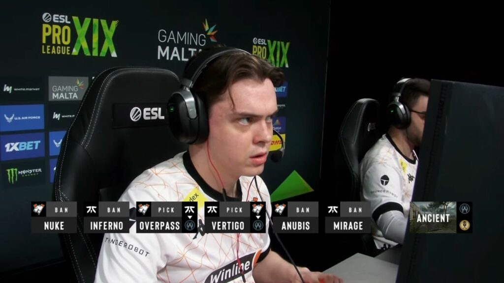 Virtus.pro Electronic in opening match ESL Pro League Season 19