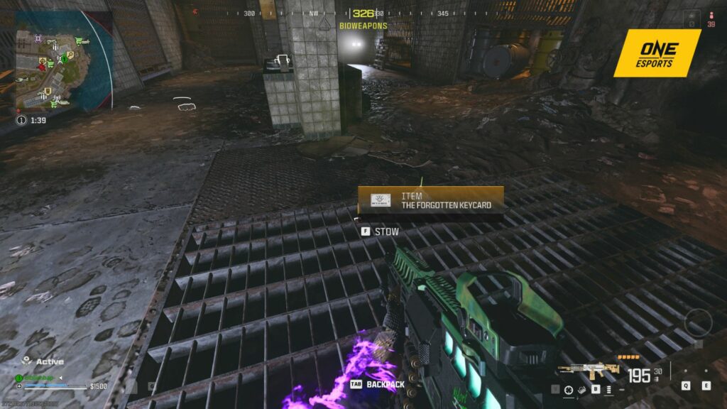Finding the Forgotten Keycard at Bioweapons in Warzone Rebirth Island