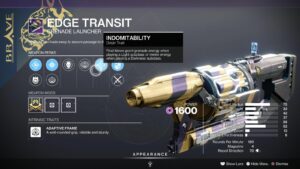 Destiny 2 Edge Transit god roll