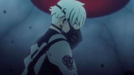 Kaiju no 8 main character Reno Ichikawa seen in season 1 episode 6 of the anime