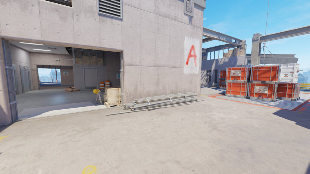 View of Vertigo's A site in CS2