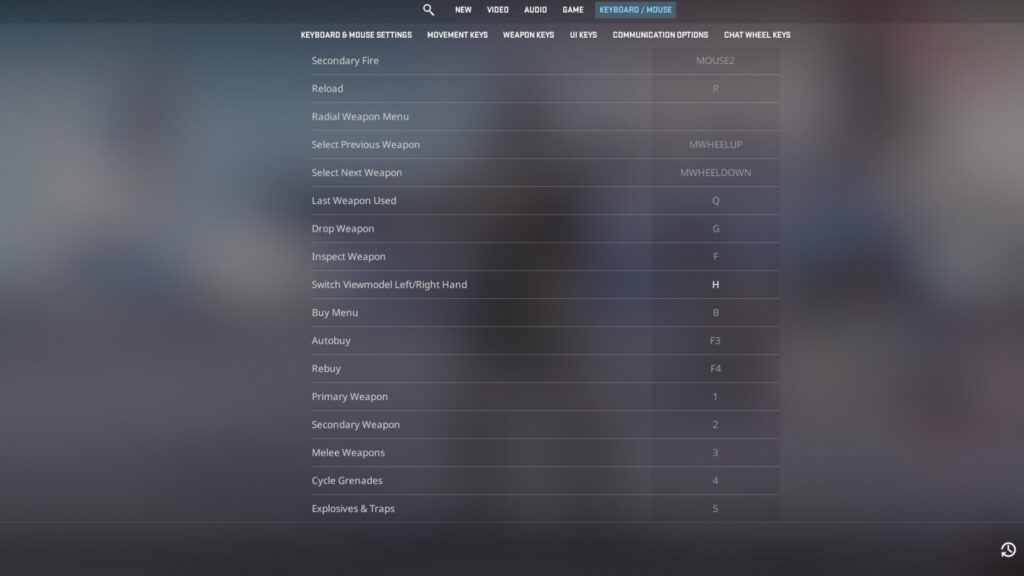 Change viewmodel in CS2 settings to be able to switch hands in CS2