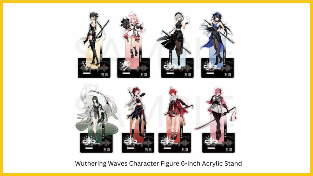 Game Wuthering Waves Character Figure Acrylic Stand