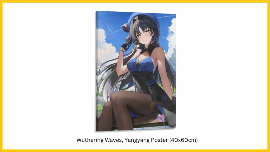 Wuthering Waves, Yangyang Poster, Hot Anime Game Posters HD Modern Family Bedroom Office Decor Canvas Posters