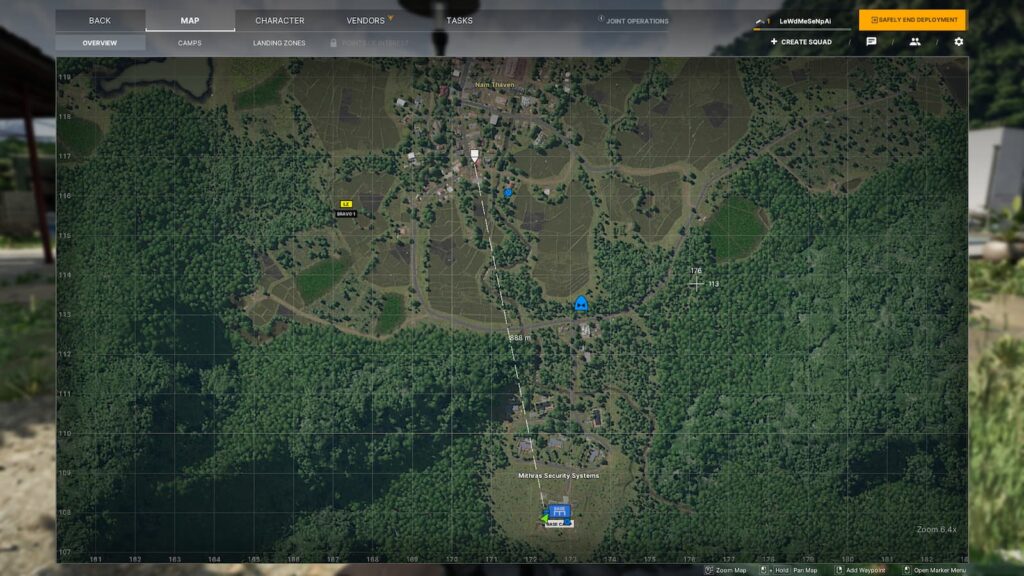 Helping Hand task in Gray Zone Warfare Mithras Faction