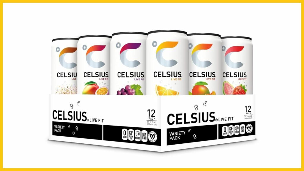CELSIUS Assorted Flavors Official Variety Pack, Functional Essential Energy Drinks, 12 Fl Oz (Pack of 12)