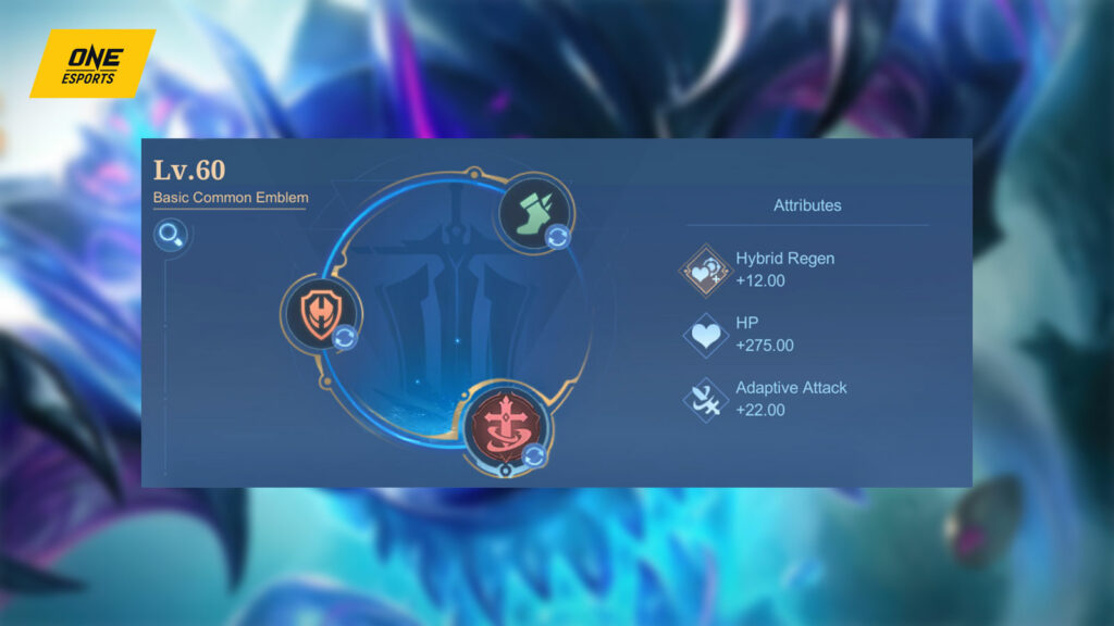 Mobile Legends: Bang Bang tank Gloo recommended emblem setup