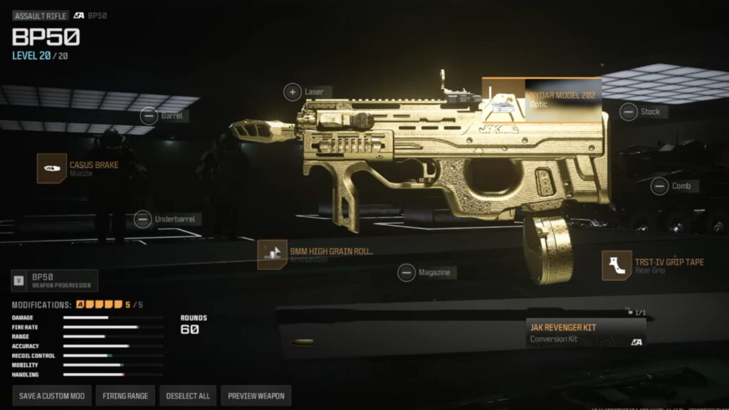 MW3 meta guns Season 3 Reloaded -- BP-50