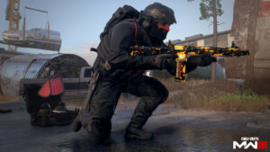 MW3 operator crouching