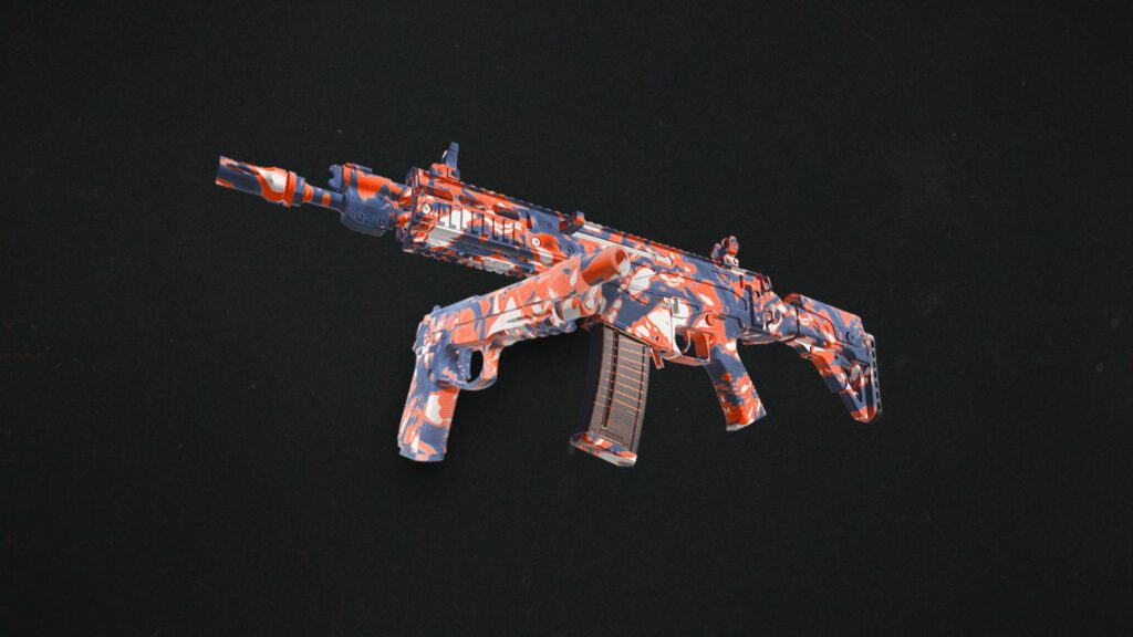 Blazon animated weapon camo, the mastery reward of U Assist Veterans event in Modern Warfare 3 and Warzone