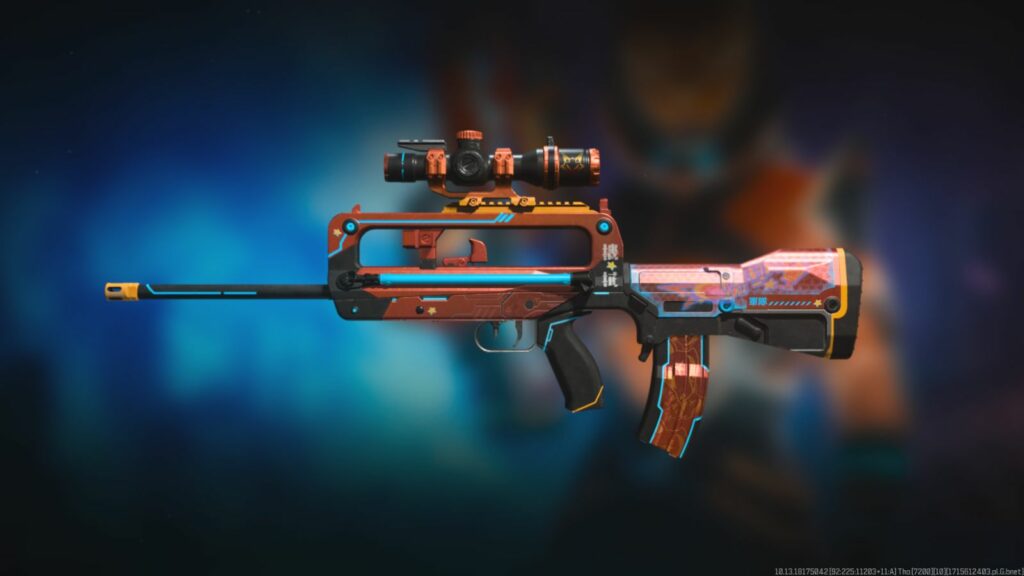 FR 5.56 "Fox-Bite" weapon blueprint from Echo Endo Vibrant Vixen tracer pack in Modern Warfare 3 and Warzone