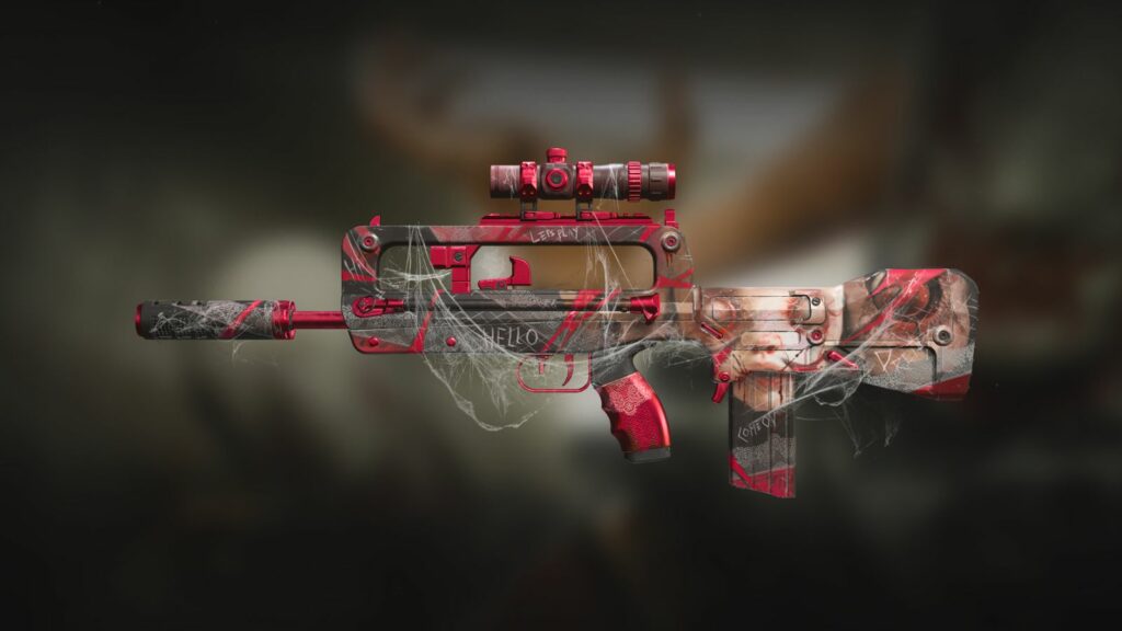 FR 5.56 Play With Me blueprint included in Killer Porcelain party pack in Modern Warfare 3 and Warzone