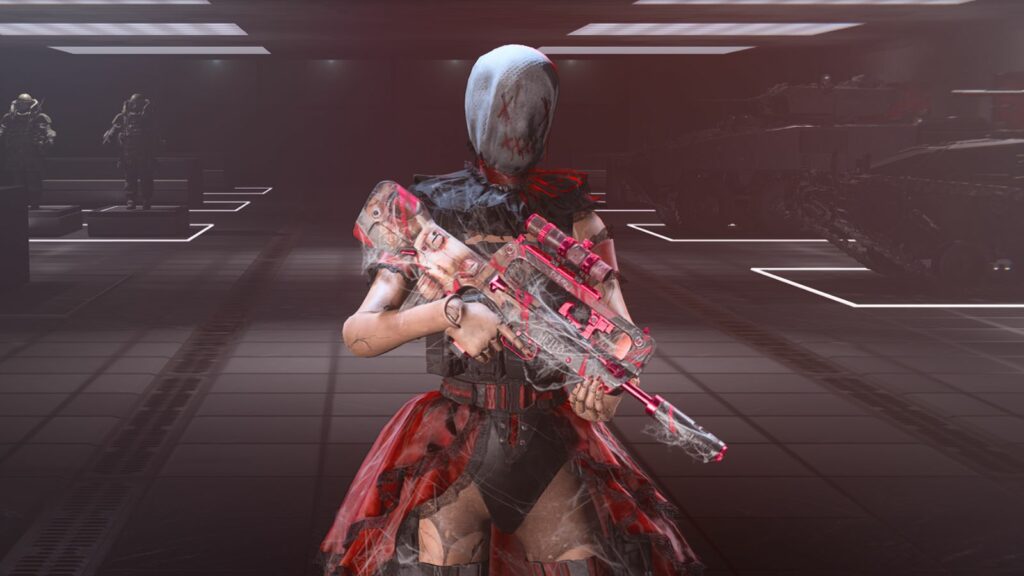 Marionette operator skin for Alpine included in Killer Porcelain party pack in Modern Warfare 3 and Warzone