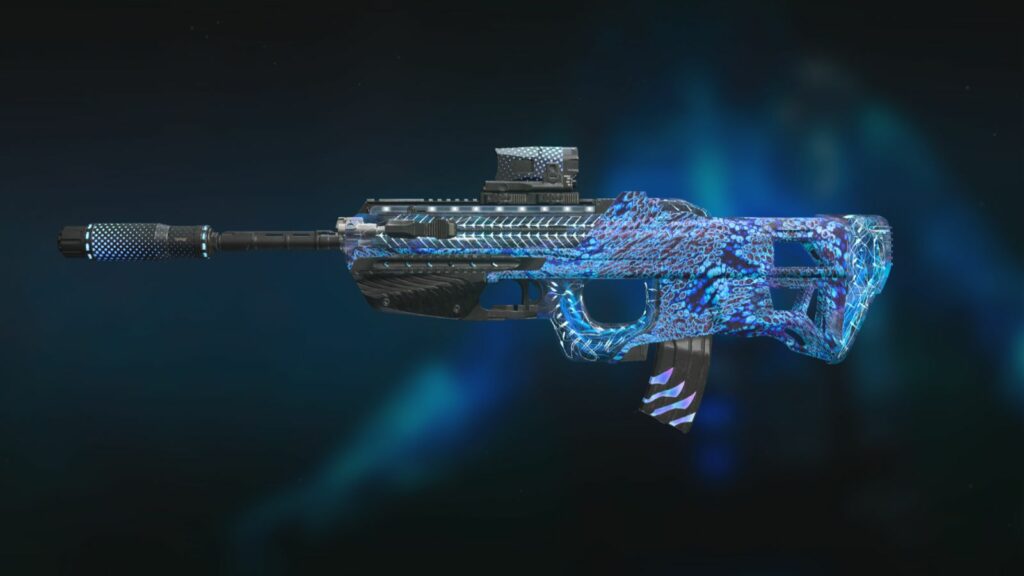 Preview of BP50 "Paralyzer" weapon blueprint from Phyto Fighter tracer pack in Modern Warfare 3 and Warzone