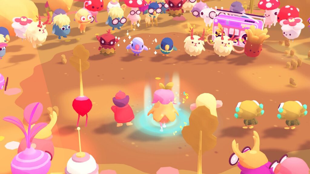 Dance battle in Ooblets
