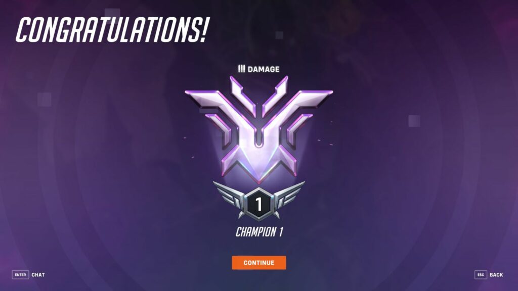 Overwatch 2 champion rank