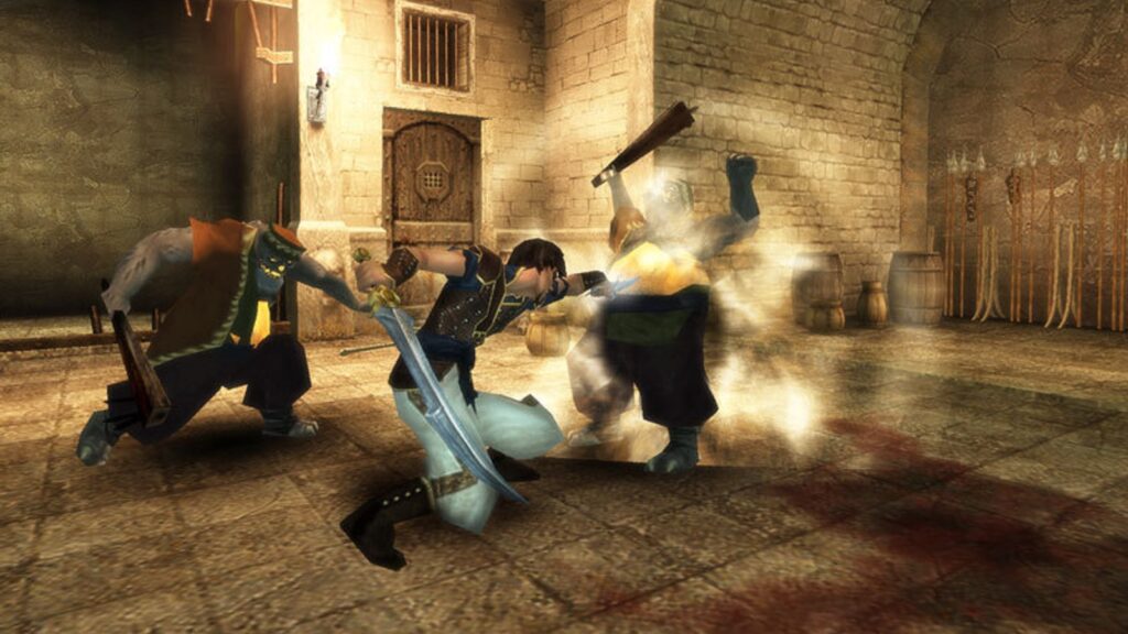 Among games like Assassin's Creed, Prince of Persia Sands of Time is the most similar in terms of gameplay