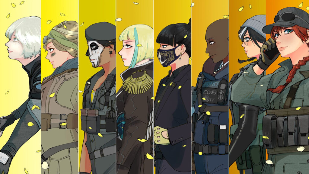 All Rainbow 6 Siege female Operators highlighted by Ubisoft in their Mother's Day post for 2024