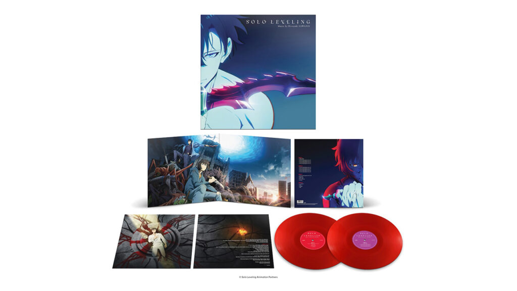 Solo Leveling Vinyl Preorder Exclusive Red Crunchyroll edition includes soundtrack and exclusive artwork
