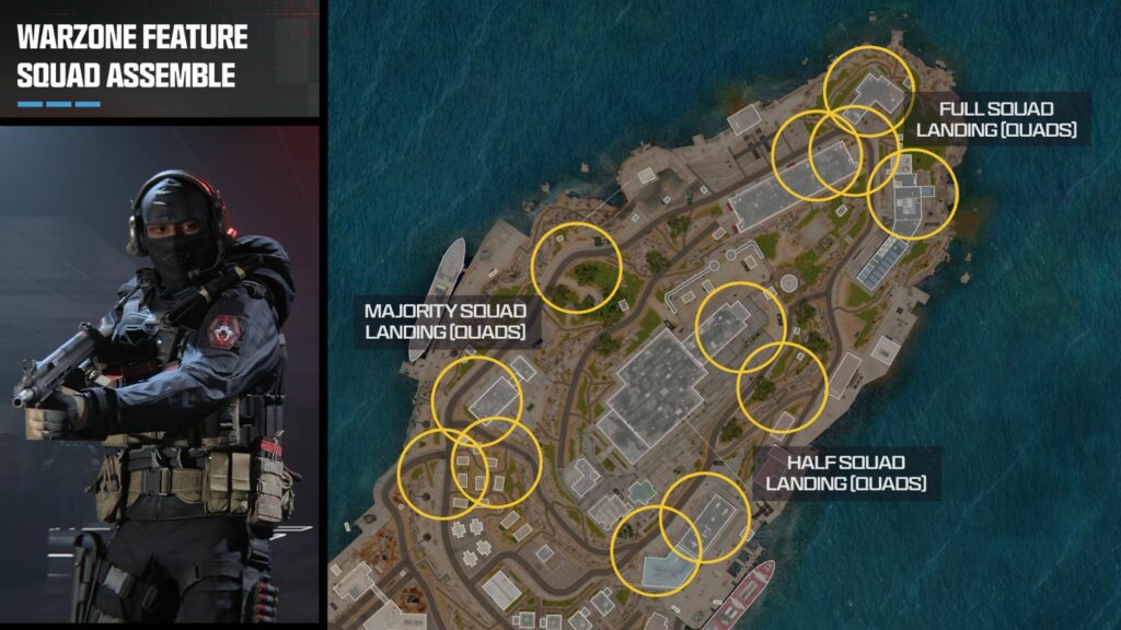 Different types of Squad Assemble in Call of Duty Warzone