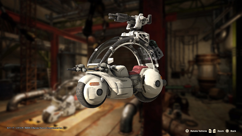 Best Vehicles in Sand Land mobile motorbike light weapon