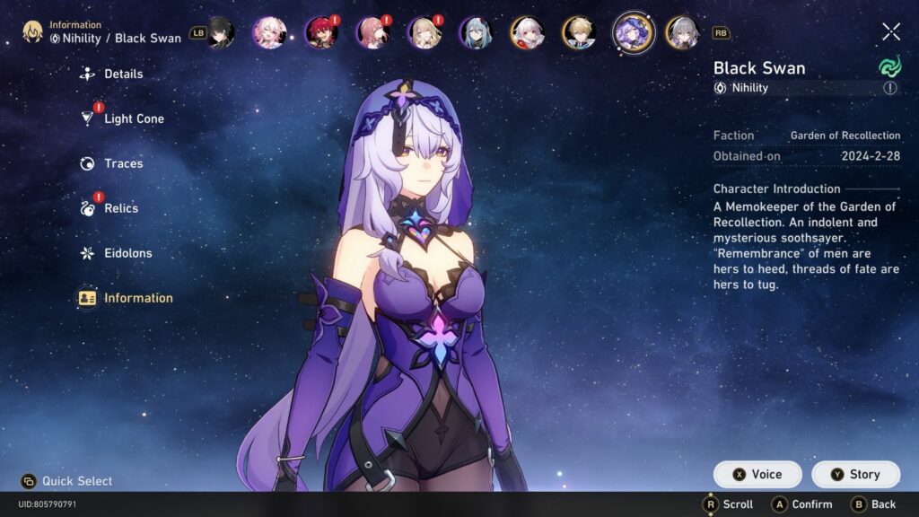 Honkai Star Rail Black Swan