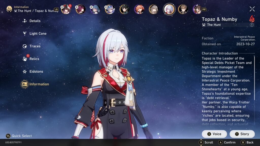 Honkai Star Rail Topaz