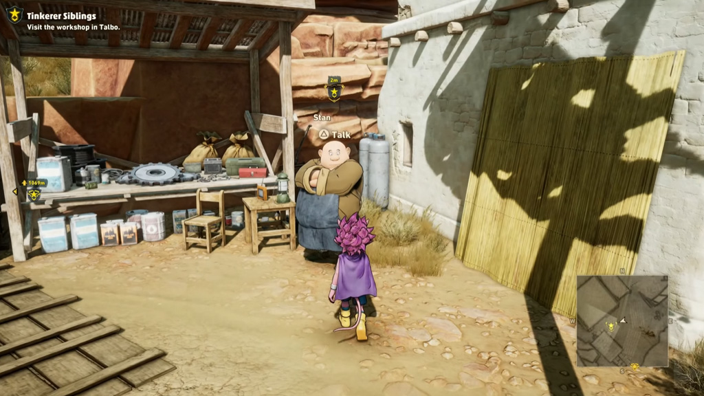 Sand Land how to get the workshop quest tinkerer siblings