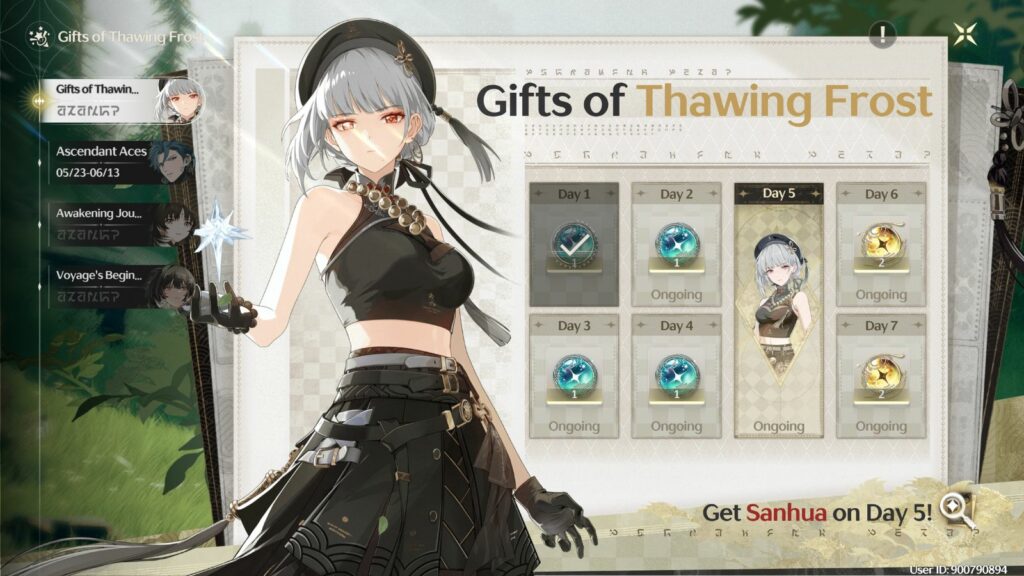 Wuthering Waves login reward