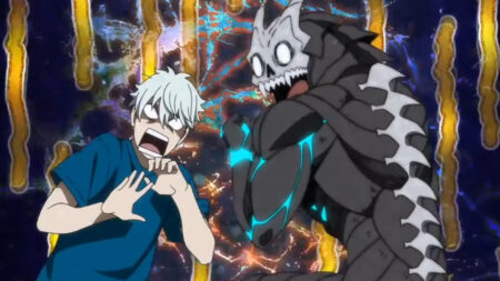 5anime like Kaiju no 8, main cast Kafka and Ichikawa scared
